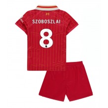 Liverpool Dominik Szoboszlai #8 Hemmatröja Barn 2024-25 Kortärmad (+ Korta byxor)